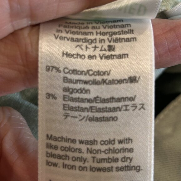 J. Crew Mint Green Vintage Straight Pants Size 27T - Picture 9 of 13